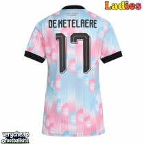 Belgium Charles De Ketelaere #17 Replica Away Shirt Ladies World Cup 2026 Short Sleeve